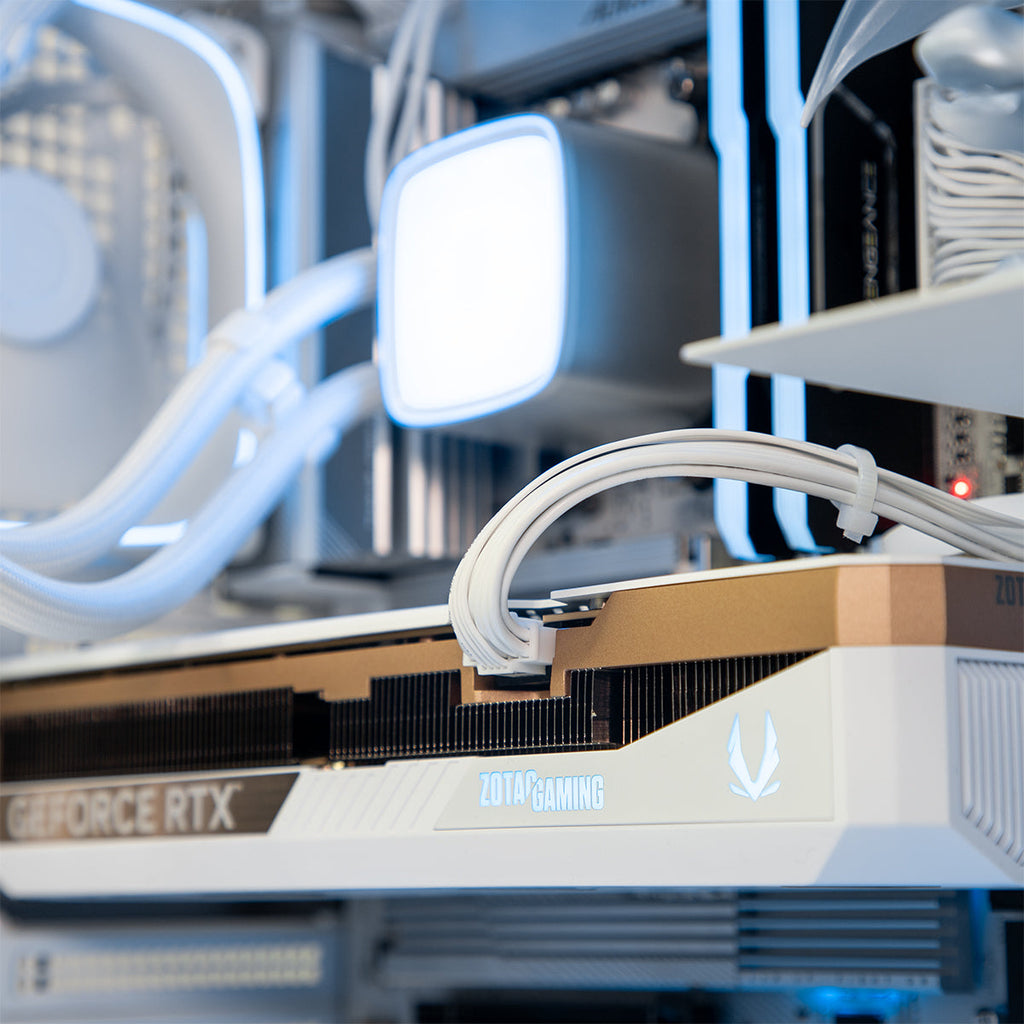 Catalyst AMP RTX 5080 Ryzen 7 9800X3D Gaming PC - WHITE